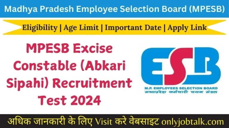MPESB Excise Constable