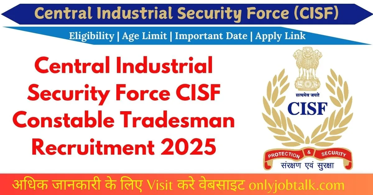 CISF Constable Tradesman