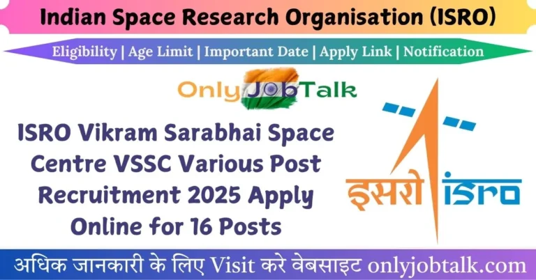 ISRO VSSC Various Post