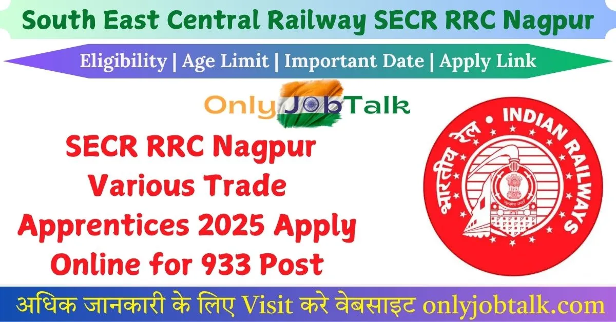 SECR Nagpur Various Trade Apprentices