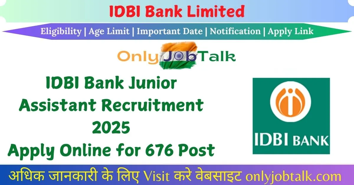 IDBI Bank Junior Assistant