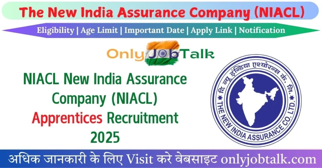 NIACL Apprentices Recruitment 2025