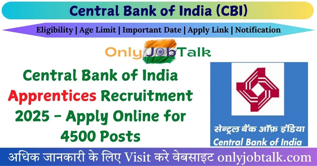 Central Bank of India Apprentice