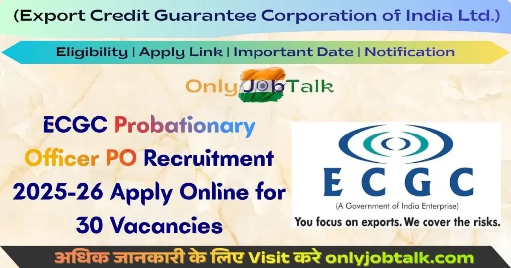 ECGC Probationary Officer