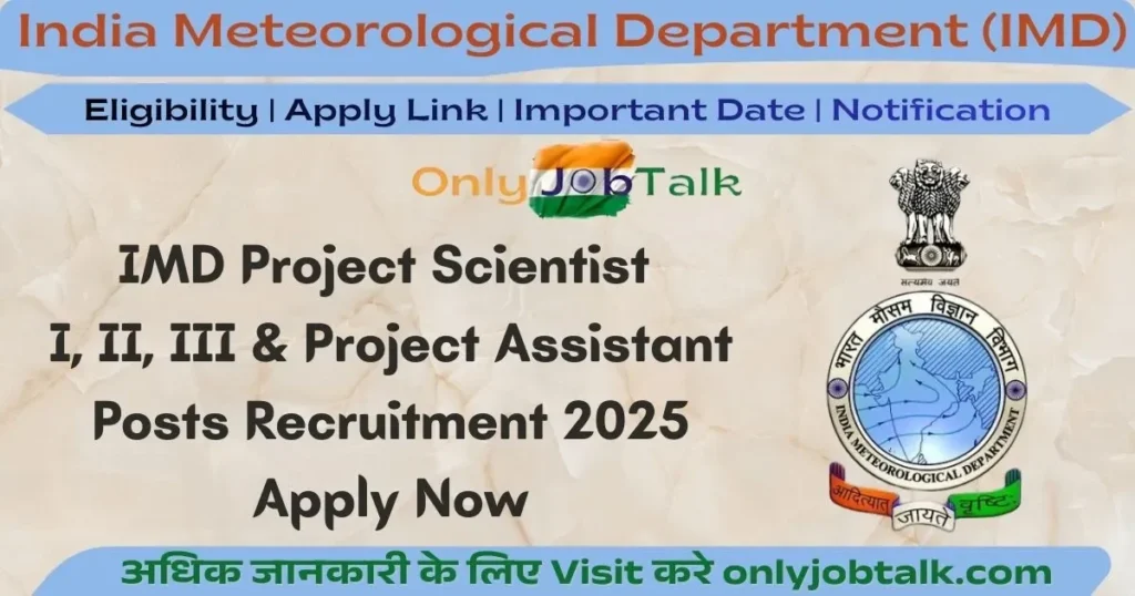 IMD Project Scientist