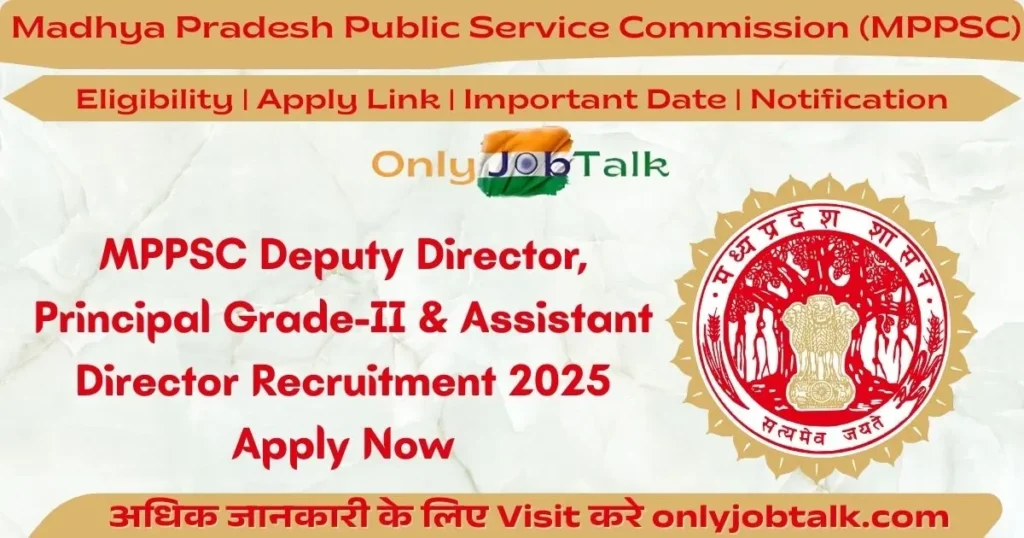 MPPSC Deputy Director