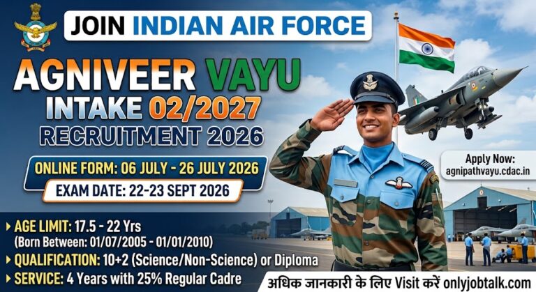 Agniveer Vayu Intake 02/2027