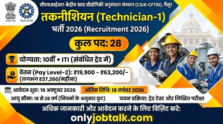 CSIR CFTRI Technician